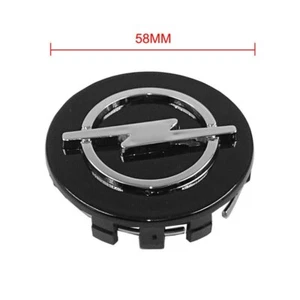 tappo coprimozzo 58 mm nero opel corsa e astra mokka grandland crossland meriva - Imagen 1 de 5