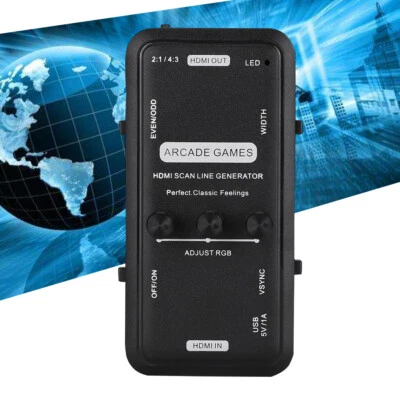 Portable Video Image Scan Line Generator For ARCADE GAMES NEW