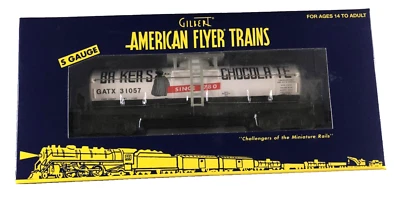 American Flyer Baker's Chocolate Tank Car: LN in Box #31057 - Image 1 of 4