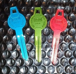 Juego de 3 llaves en blanco B-31 CURTIS [1] - Imagen 1 de 2