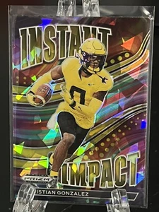 CHRISTIAN GONZALEZ--2023 PANINI PRIZM DRAFT PICKS--INSTANT IMPACT--FREE SHIPPING - Picture 1 of 2