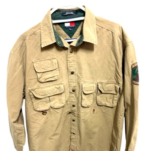 Tommy Hilfiger Men's Medium Expedition Patrol 082 TH Outdoors Tan Long Sleeves - Picture 1 of 8