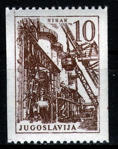 Jugoslawien 941 **, 10 Din. Freimarken Technik - Bild 1 von 1
