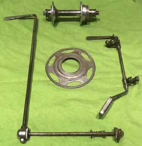 Campagnolo 2 leve stecche cambio corsa bici epoca - Foto 1 di 15
