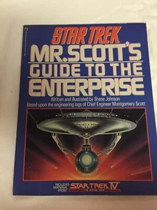 Star Trek Mr. Scott's Guide To The Enterprise de Shane Johnson 1987 de colección - Imagen 1 de 9
