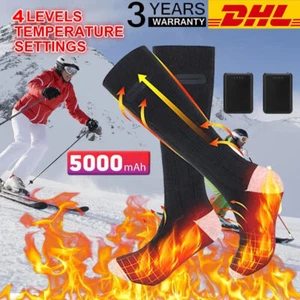 Unisex Beheizbare Socken Heizsocken Thermosocken Beheizte Heizung Fußwärmer Sock - Bild 1 von 33