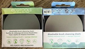 2X EcoTools Professional Makeup Brush Cleansing Blender Dissolving Sheets - Picture 1 of 2