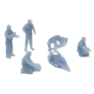 Outland Models Railway Scenery Car Maintenance Crew Figure Set 1:220 Z Scale - Picture 1 of 3