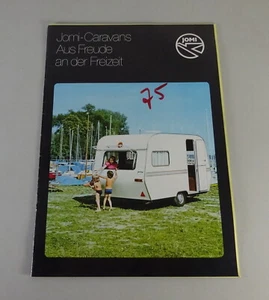 Prospekt / Broschüre Jomi Caravans / Wohnwagen Stand 1975 - Bild 1 von 2