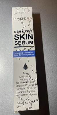PHOERA MAKE UP SENSITIVE SKIN SERUM HYDRATING FOUNDATION #1 Medium Coverage 30ml - Image 1 of 2