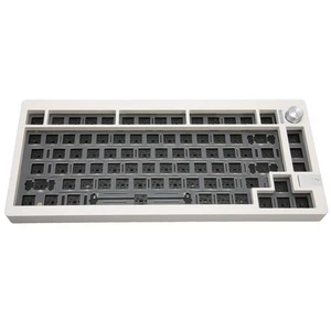 DIY Hot Swappable Keyboard 81 Key 2.4G BT 5.0 USB C Key Line Separate Mechan NEW - Afbeelding 1 van 12