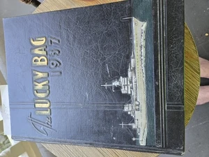 1937 Naval Academy College Yearbook "LUCKY BAG" Navy Annapolis Md. - Picture 1 of 1