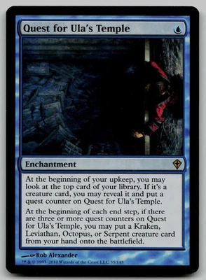 Quest for Ula's Temple R Worldwake 35 LP - Image 1 of 2
