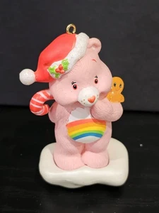 American Greetings Ornament Care Bear "Cheer Bear" Pink Rainbow 2005 Christmas - Picture 1 of 6