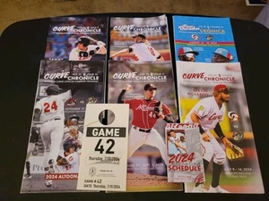 Lot of 2024 Altoona Curve Baseball Programs - Picture 1 of 4