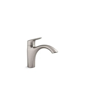 Grifo de fregadero de cocina monomando KOHLER Rival en acero inoxidable vibrante - Imagen 1 de 2