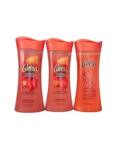 Caress Tahitian Renewal Body Wash Pomegranate & Coconut Milk Essence (3 New) - Picture 1 of 2