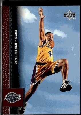 1996-97 Upper Deck #238 Derek Fisher novato Los Angeles Lakers Foto 1 de 2