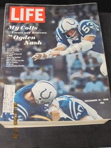 LIFE MAGAZINE 1968 DECEMBER 13 MY COLTS BY OGDEN NASH BUY 4 FREE S/H - Picture 1 of 2