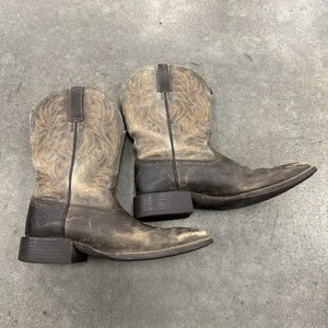 Ariat Sport Western Square Toe Cowboystiefel Herren 11,5 D Brooklyn Braun 10019958 - Bild 1 von 8