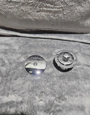 Moen T90331 Tub & Shower Drain Covers Push-N-Lock Trim Kit in Chrome Finish