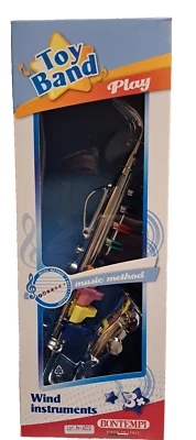 Juguete musical Bontempi saxofón instrumentos de viento hechos en Italia edad 3+ - Imagen 1 de 4
