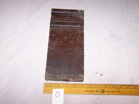 Antique Wood Block WOODWORK Restoration Salvage Architectural Lot O Cover