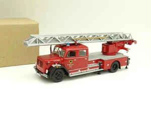MINICHAMPS Sb 1/43 - Magirus Deutz 150D10 Scale Firefighters Feuerwehr Aachen - Picture 1 of 3