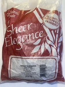 LEGGS SHEER ELEGANCE PANTYHOSE SHEER TOE SLIGHTLY IMPERFECT TAUPE PKG/3 SIZE A - Picture 1 of 2