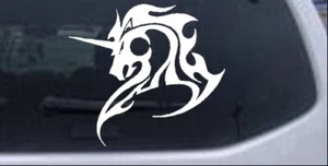 Calcomanía adhesiva tribal unicornio ventana coche o camión computadora portátil 6X6.5 - Imagen 1 de 16