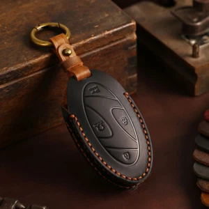 Funda inteligente de cuero genuino de 5 botones para Hyundai Elantra 2024 encendido - Imagen 1 de 14