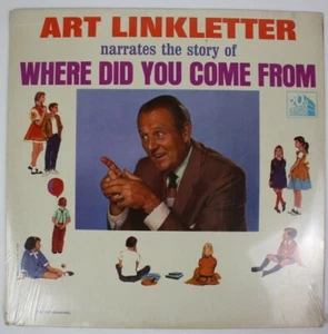 Art Linkletter Where Do You Come From MONO LP 1963 Vinyl SEALED TFM 3107 - Picture 1 of 2