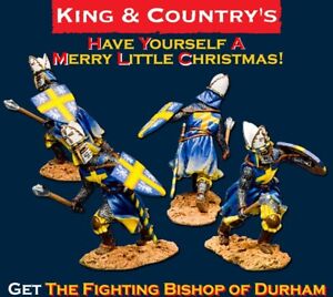KING & COUNTRY PROMOTIONAL PM105 MEDIEVAL FIGHTING BISHOP OF DURHAM