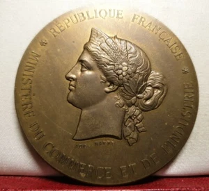 1888 mostra francese 59 mm Barcellona Spagna mostra di Barre medaglia di bronzo - Foto 1 di 4