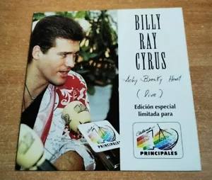 BILLY RAY CYRUS Achy breaky heart LIVE IN SPAIN RAREST SPANISH PROMO CD SINGLE - Picture 1 of 2