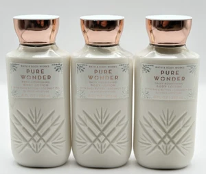 NEU Bath & Body Works Pure Wonder Bodylotion 3-teiliges Set volle Größe Sheabutter - Bild 1 von 3