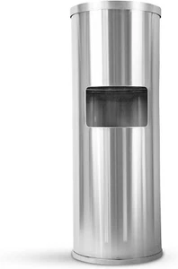 Zoom Wipes Stainless Steel Wipes Dispenser with Built-in Trash Bin – 36" - Picture 1 of 6