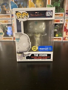 Funko Pop! Walmart Marvel Studios WandaVision The Vision #824 Brillo en la Oscuridad - Imagen 1 de 4