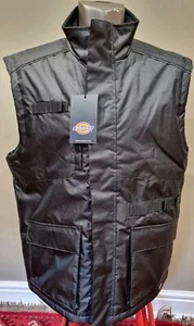 Dickies - AWT Utility Body Warmer - Black/Red Check Lined - Size: XL/50" Chest - Picture 1 of 14