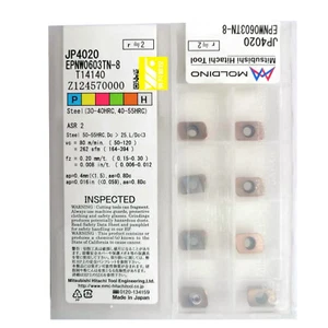 HITACHI EPNW0603TN-8 JX1005 CNC Blade 10PCS/ Box New⊕IK - Picture 1 of 4