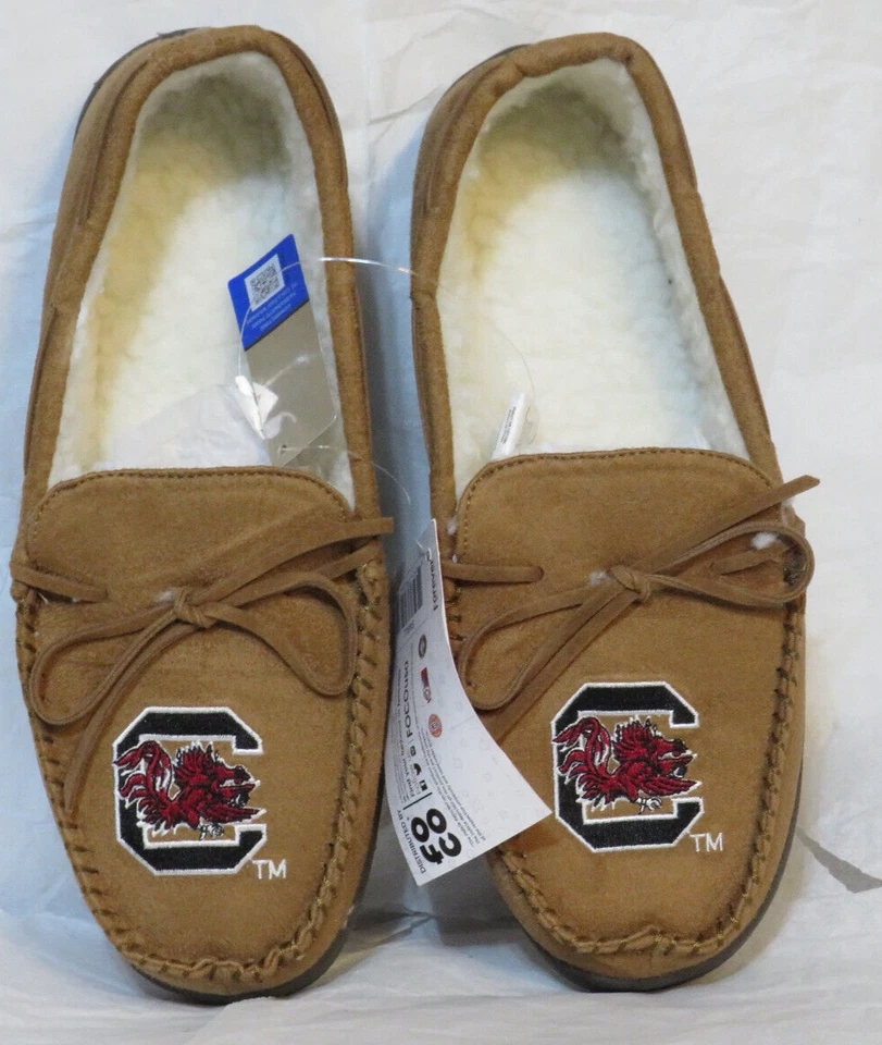 ZAPATILLAS SOUTH CAROLINA GAMECOCKS PARA HOMBRE NCAA S BRONCEADO MOCASÍN FORRADO CLÁSICO NUEVAS CON ETIQUETAS Foto 1 de 4