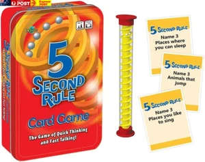 5 Second Rule Tinned Game | Fast-Paced Family & Party Game | Think Quick, Answer - Picture 1 of 1