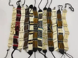Collana Bone Choker Bracciale Esotico Southwestern Tribale Spedizione Gratuita - Foto 1 di 39