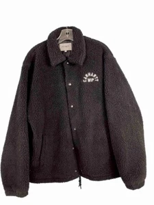 Carhartt WIP Fleece Sherpa Jacket Large Black Work In Progress Coat Supreme L - Picture 1 of 5