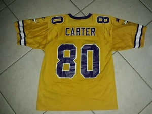 CRIS CARTER MN VIKINGS AUTHENTIC STARTER SCREEN PRINT SIZE 52 JERSEY. - Picture 1 of 7