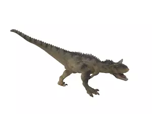 Modellino dinosauro realistico Papo Carnotaurus 2013 mascella mobile lunga 7" - Foto 1 di 8