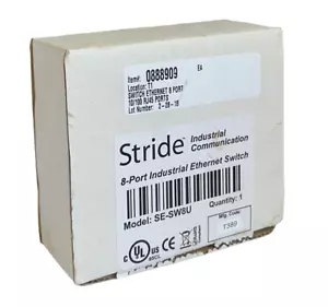 AUTOMATION DIRECT STRIDE SE-SW8U / SESW8U 8-PORT INDUSTRIAL EtherNet SWITCH NSMP - Picture 1 of 3