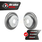 Rear Coated Disc Brake Rotors Pair For 2004-2012 Nissan Pathfinder From 08/2004 Nissan Pathfinder