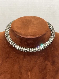 Atemberaubende 1940er ~ 1.000 Krappen Brillant Strass Kristall Halskette - Bild 1 von 13