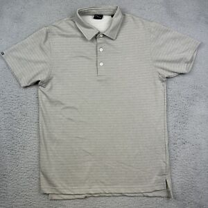 T-shirt de golf Dunning homme petit polo extensible rayé décontracté vêtements de sport gris été